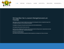 Tablet Screenshot of kleingaertnerverein-neuerweg.de